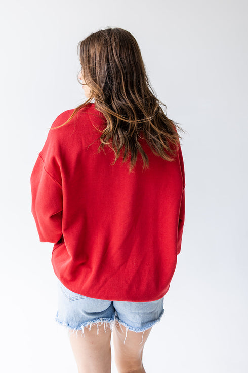 Ohio State Philly Split Lantern Sleeve Crew